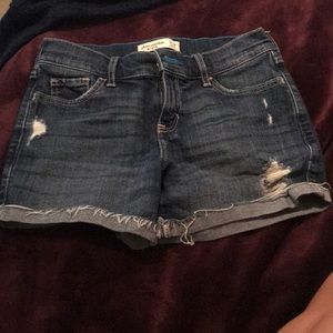 Abercrombie jean shorts